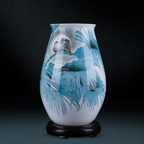 Ceramic Vase ornaments Liling hand-painted multicolored countertop bottle living room study decoration vase home craft gifts
