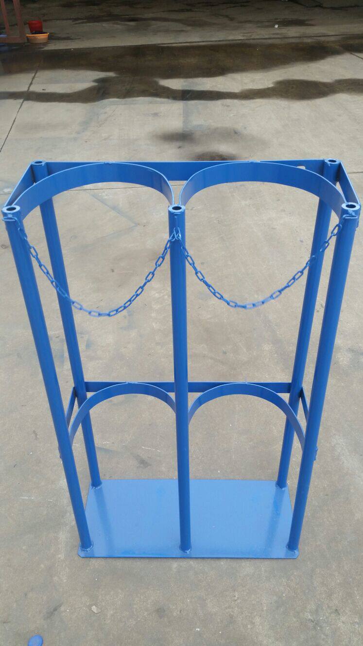 8l气瓶架单瓶双瓶固定架批发气体瓶专用防倒架子现货供应