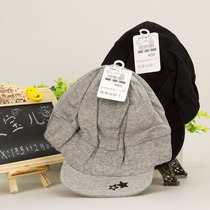 Spot ● Japan West Matsuya baby hat with eaves rust newborn knitted cap 2 colors