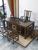 New Chinese tea table and chair combined Soliwo modern minimal tea table office tea set one Zen brewing tea table