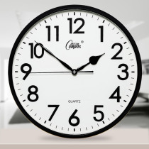 Kangba Silk clock Bedroom silent clock Living room 14-inch wall clock Simple ins Nordic style restaurant Quartz clock