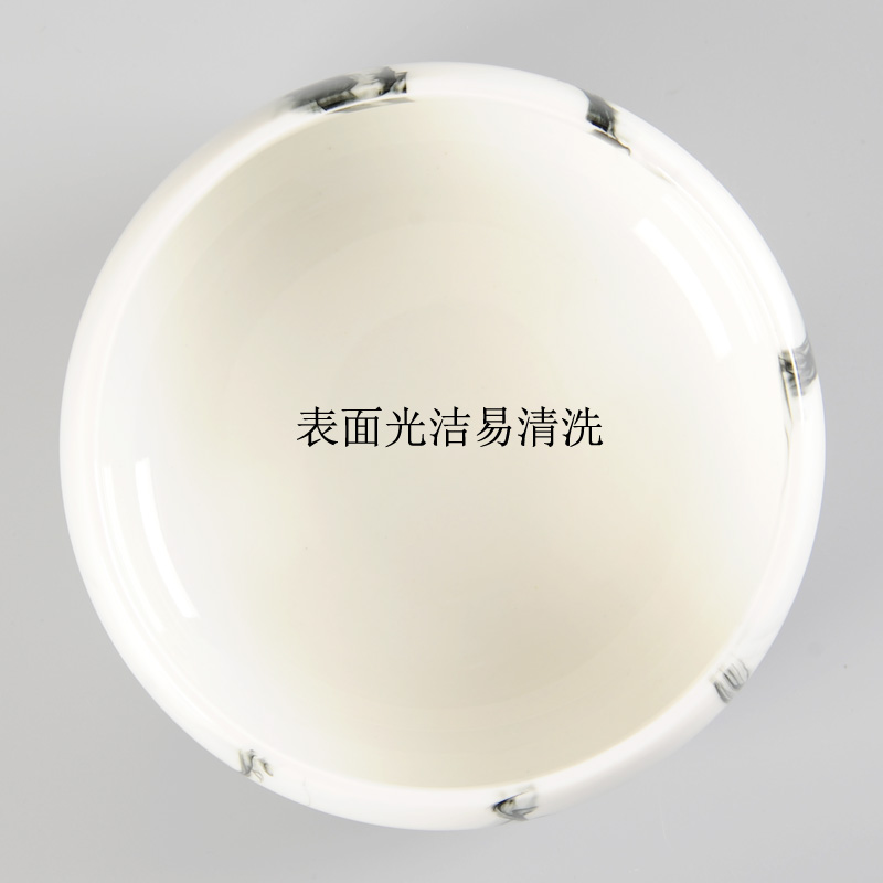 Creative ceramic tea wash to wash white porcelain writing brush washer water jar cup tea accessories tea set zero match refers to basin ashtray