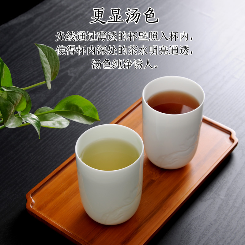 Jingdezhen ceramic cup cup home office ultimately responds cup tea cup personal cup contracted for a cup of tea