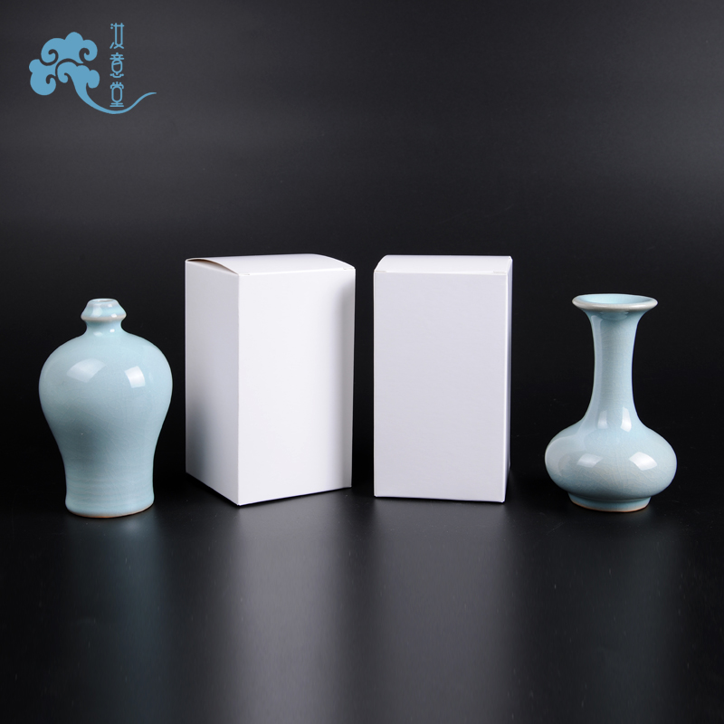 Your up porcelain floret bottle furnishing articles of Chinese style and contracted ceramic celadon little sitting room tea table desktop decoration decoration bottle