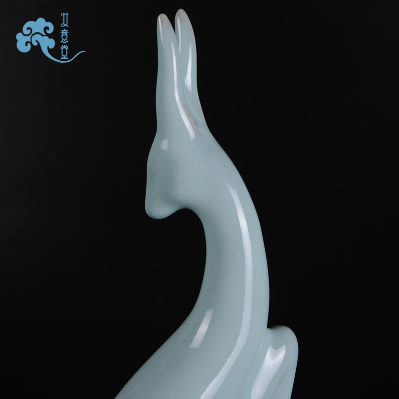 Your up porcelain arts and crafts creative ceramic giraffe furnishing articles contracted household sitting room adornment animal Chinese style decoration