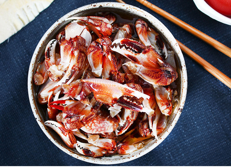 醉蟹钳 480g生腌螃蟹脚花蟹腿 罐装即食海鲜 宁波特产蟹类制品