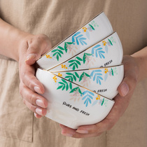 Eat Bowl home large ceramic soup bowl noodle bowl single creative personality Japanese tableware dishes cute girl heart