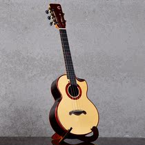 Lao Cao handmade piano UKC ukulele full single European spruce rosewood 5 strings 26 inch lowG multi-string performance grade