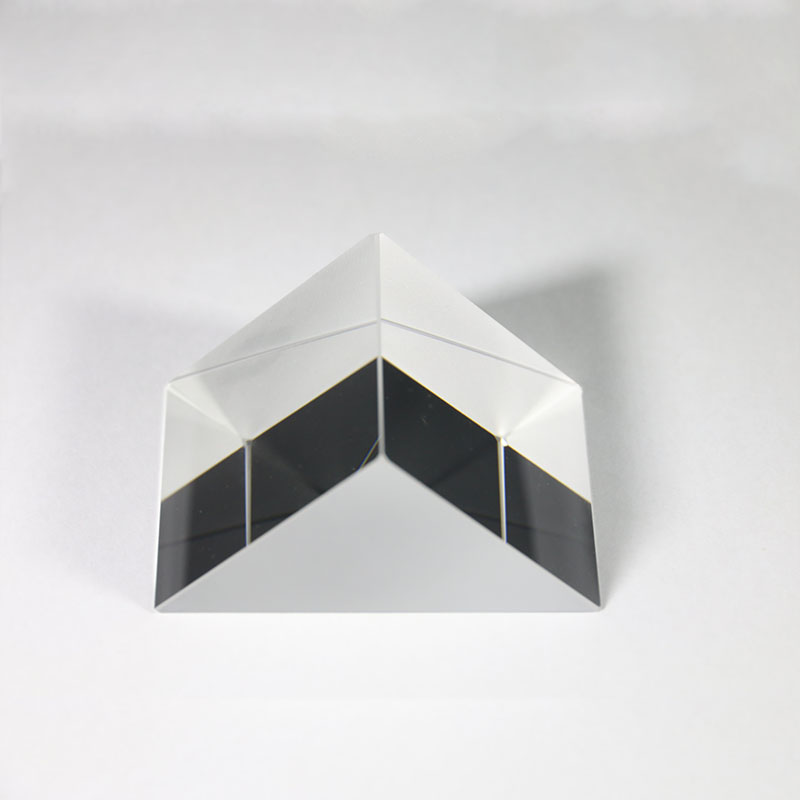 直角三棱镜 斜面度铝反射膜20*20*20mm k9材质 透镜 棱镜加工定制