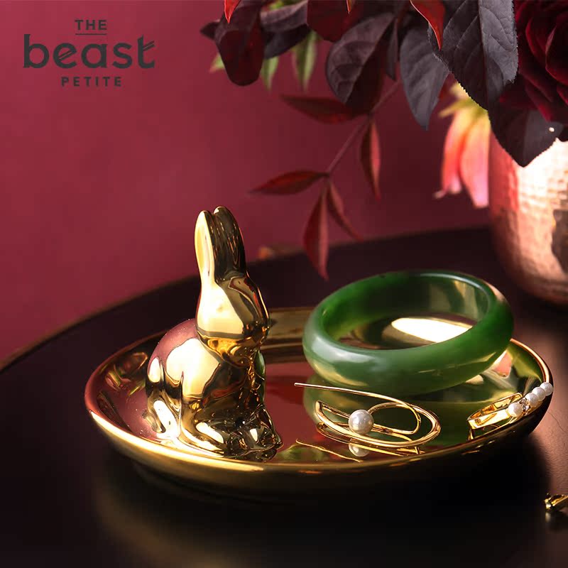 THE BEAST/野兽派 金色动物首饰盘  戒指盘 创意设计收纳盒托盘产品展示图3