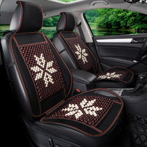 Car Cushions Single Seat Forklift Hoist Loader Digger Loader Bus Seat Cover Summer Bamboo Mat Bamboo Mat Bamboo Mat single