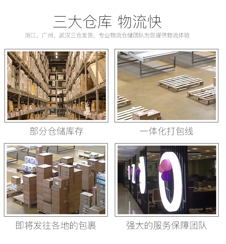 大仓库物流快浙江,广州,武汉三仓发货,专业物流仓储团队为您提供物流体验部分仓储库存体化打包线即将发往各地的包裹强大的服务保障团队-推好价 | 品质生活 精选好价