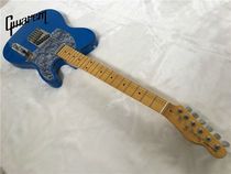 Blue Tailai maple fingerboard electric guitar can be customized