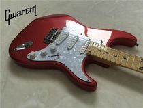 Limited area metal Red ST electric guitar maple fingerboard feel great can be customized