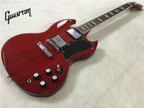 Limited area transparent rear red integrated electric guitar SG Sound quality is excellent quality assurance can be customized