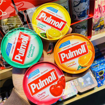 Germany imported Biaomo Pulmoll sugar-free lemon cherry orange eucalyptus mint candy Kafenni