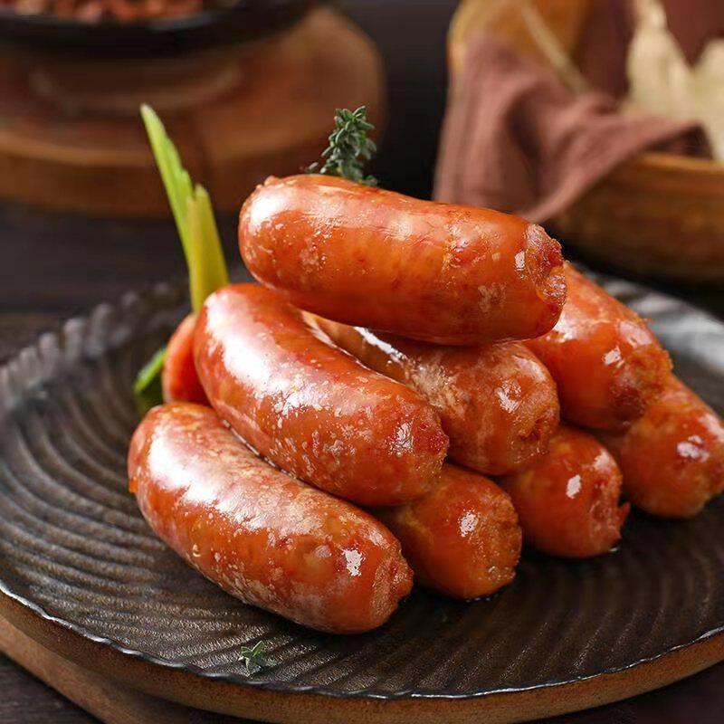 2kg纯肉地道火山石烤肠台湾热狗香肠