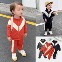 (Broken code second kill) boy jacket sports suit autumn spring and autumn baby childrens clothing baby children tide X1322