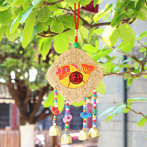 National wind handmade wind bell pendant Fu Fish decoration Yunnan Lijiang characteristic hanging creative cartoon home decoration