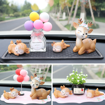 Car Ornament Swing with cute car Fancy Car Swing Piece Creative Perfume Little Deer On-board Supplies Nice Interior