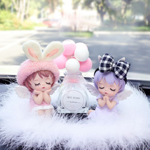 Inside the car Ornament Pendulum CREATIVE CUTE ANNE CAR MIDDLE CONTROL TABLE PERFUME GODDESS-IN-CAR DECORATIVE ACCESSORIES GRAND TOTAL