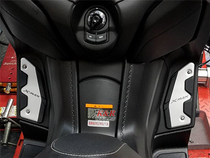 Original Yamaha XMAX300 front non-slip pedal stainless steel foot pad