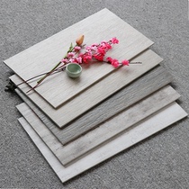 Gray balcony wood grain brick 300X600 outdoor courtyard interior and exterior wall brick floor tile imitation solid wood grain background wall tile