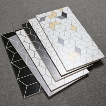 Nordic black and white lattice brick bathroom kitchen wall brick 300x600 balcony bathroom hexagonal net red tile