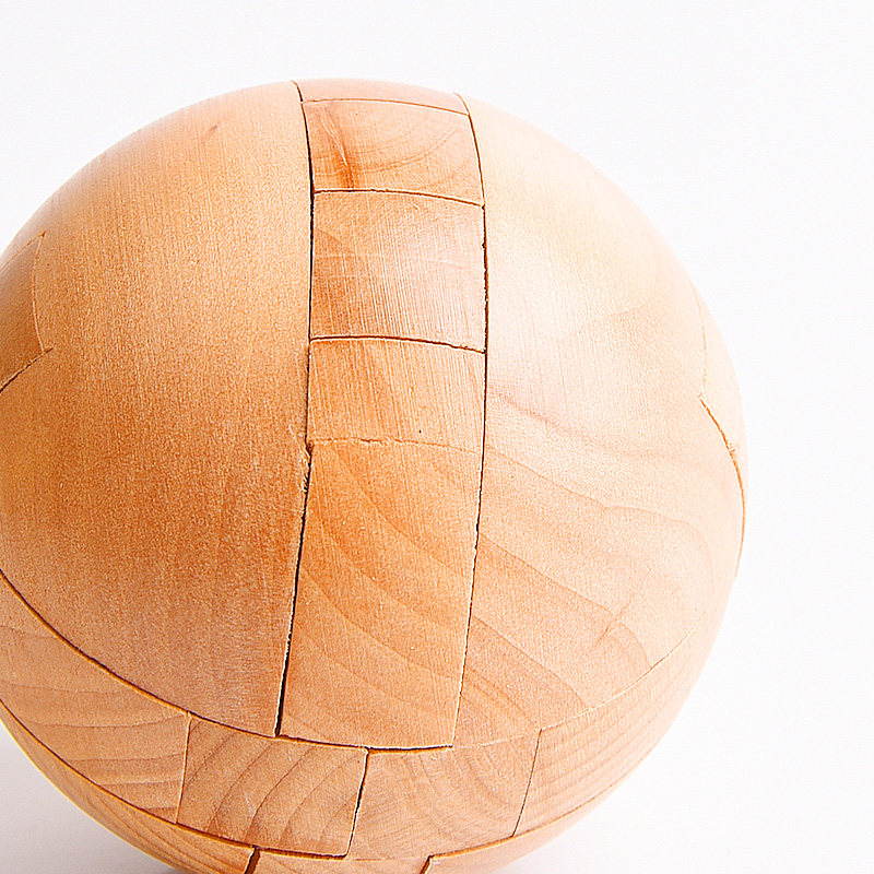 益智玩具孔明锁 木玩 圆球球形解锁 小礼品孔明锁鲁班锁解锁