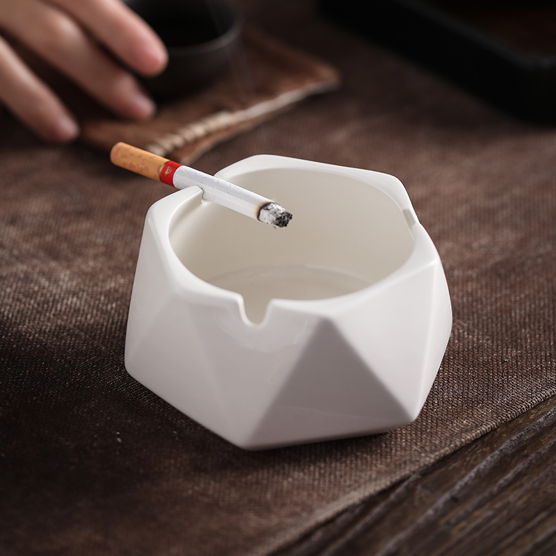 Jun ware ceramic household individuality creative trend against the fly ash sitting room office atmosphere contracted and fashionable ashtray