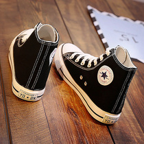 2021 spring new high canvas shoes womens shoes Korean version of the cloth shoes Net red leisure trendy shoes student board shoes