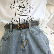 Retro ladies belt ins style simple Joker Korean version of decorative fine jeans belt Women fashion belt