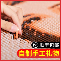 Girlfriend portrait puzzle photo custom portrait live nail painting Couple diy handmade custom Tanabata gift