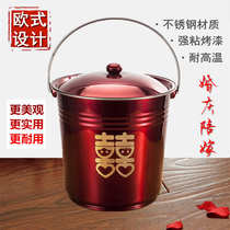 Son and Sun Bucket Wedding Supplies Single Happy Barrel Wedding Supplies Red Bucket Womens Dying Supplies Toiletry Set