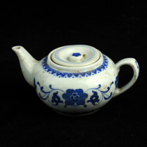 Jingdezhen factory teapot blue and white porcelain pot old pot ceramic teapot state-owned porcelain factory