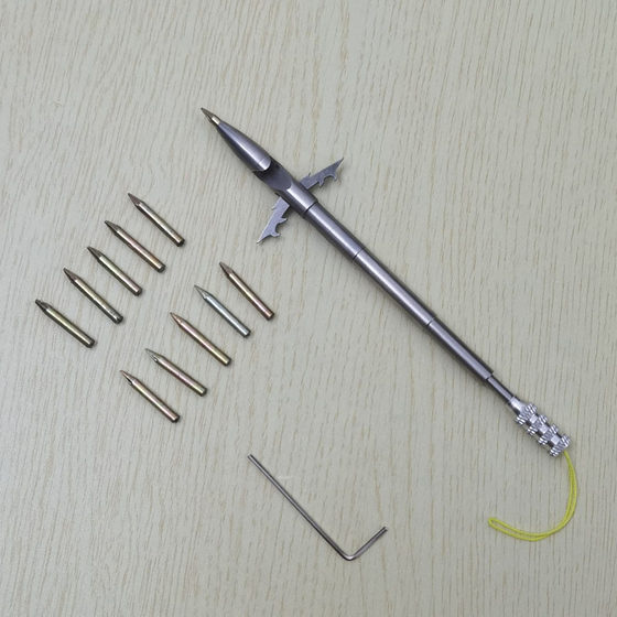 The fish dart is super hard dart scalp band tungsten alloy steel heavy duty durable no turning set deep water accessories
The fish dart is super hard dart scalp band tungsten alloy steel heavy duty durable no turning set deep water accessories