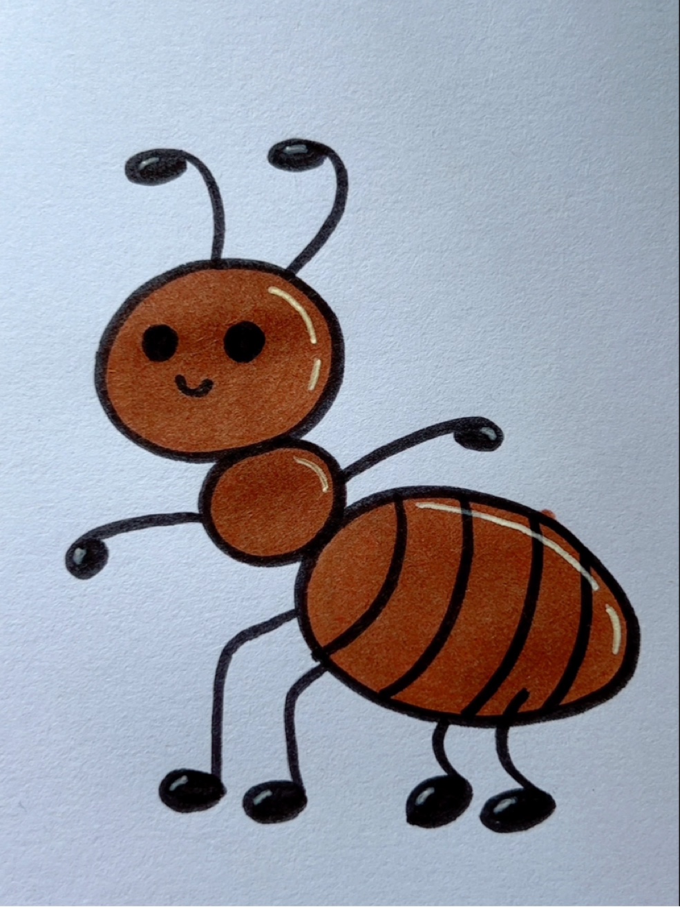 简笔画小蚂蚁简笔画