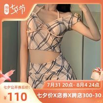 Worlds childrens spicy girls split bikini swimsuit small breasts slim fit 021 new wave holiday summer swimsuit