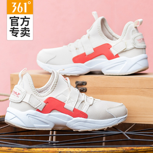 361运动鞋女2019新款春季正品ins樱花跑步鞋361度轻便华莱士女鞋