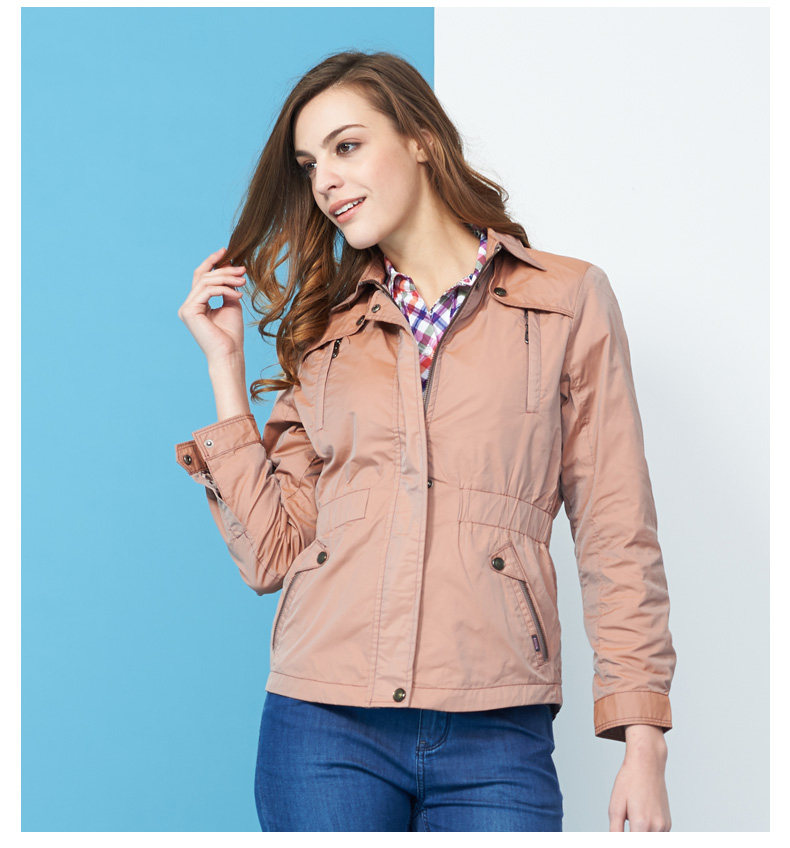 boton波顿女装 春装新品 女士时尚休闲长袖外套lj393