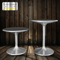Aluminium Pique Tulip Table Tea Table table Table-Table-Table-Style Dining Table Meeting Negotiation Table Fashion Reception Desk Round a few
