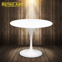 Tulip Marble Coffee Table Round Oval Table Sale Reception Office Fashion Brief Modern