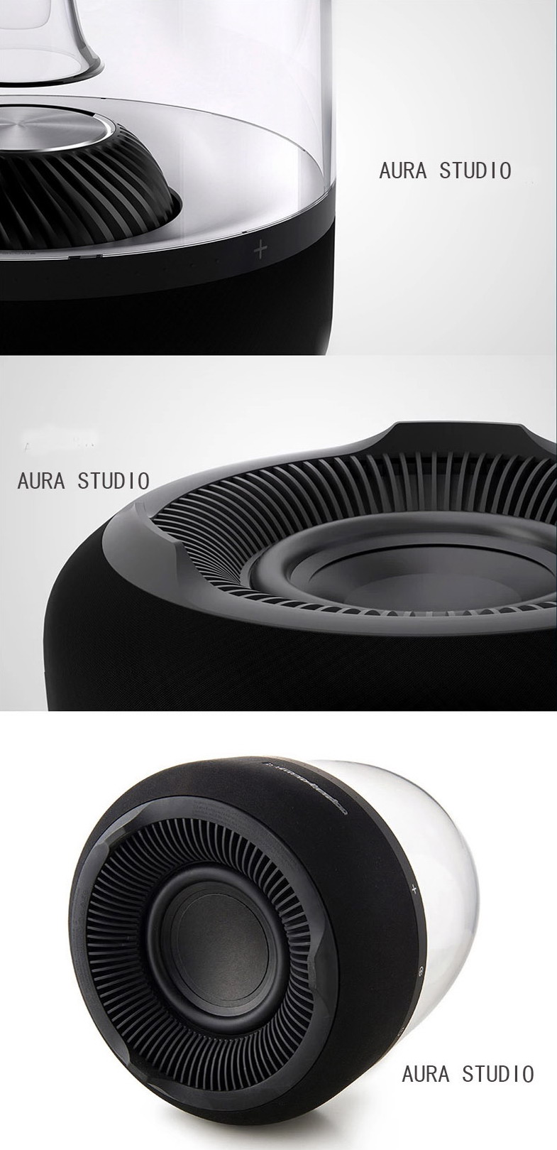 哈曼卡顿harmankardonaurastudio音乐琉璃蓝牙无线音箱桌面音响