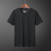 Outdoor quick-drying T-shirt mens short sleeve sports running training solid color comfortable breathable slim body T-shirt female stretch