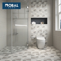 Kitchen toilet bathroom tile 300x600 floor tile toilet wall tile modern simple Nordic antique floor tile
