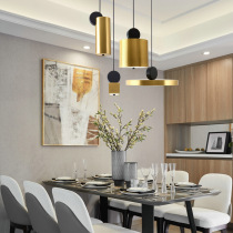 Nordic Creative Hotel Clothing Shop Triple Head Pendant Light Lavish Light Bedroom Bedside Small Chandelier Bookhouse Restaurant With Single Head Lights