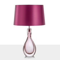 Creative bedroom lamp modern simple personality bedside table lamp glass living room purple warm romantic new fashion