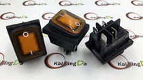 Taiwan 4 foot waterproof boat type switch RLEIL RL2 four-foot two-gear with yellow light waterproof boat type switch
