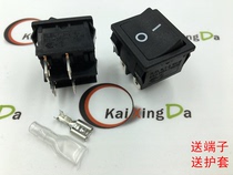 RLEIL RL3-2 imported boat type switch 4 foot 2 gear 21 *24mm rocker switch silver contact rocker switch