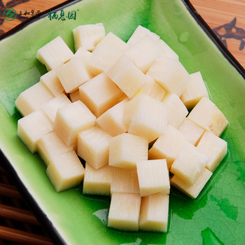 栖息园免切笋丁或牛奶600g新鲜清水笋冬笋蔬菜火锅笋丝食材春笋_万云南素食加盟图片
